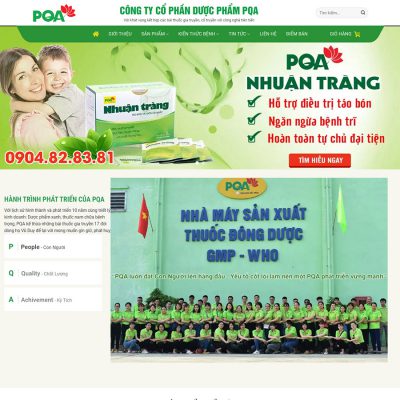Theme wordpress nhà thuốc 02