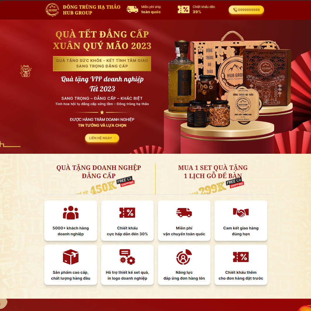 Theme wordpress bán đông trùng hạ thảo