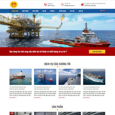 Theme wordpress giới thiệu công ty 02