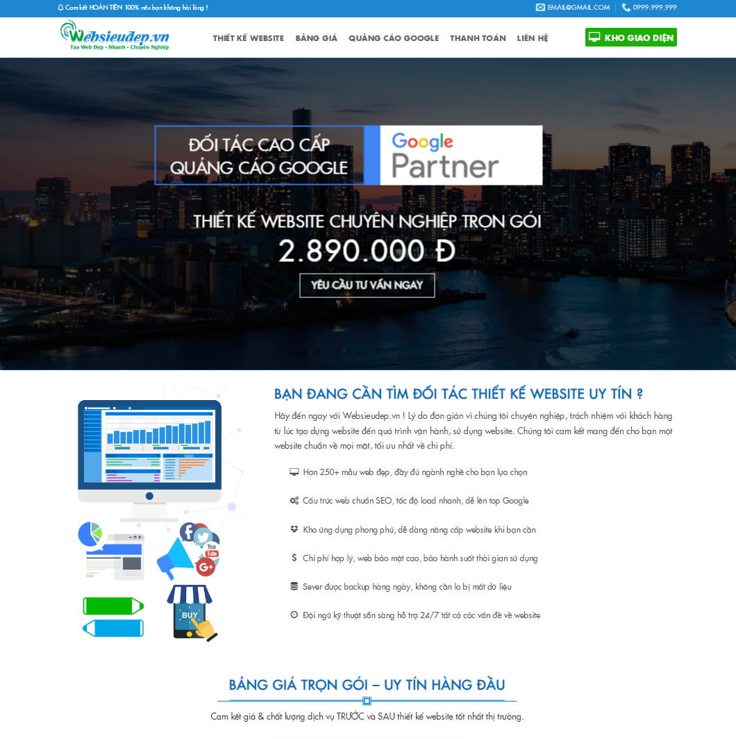 Theme wordpress công ty thiết kế web 06