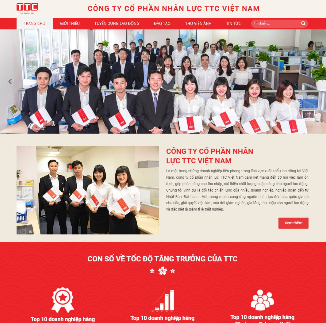 Theme wordpress công ty xuất khẩu lao động 01