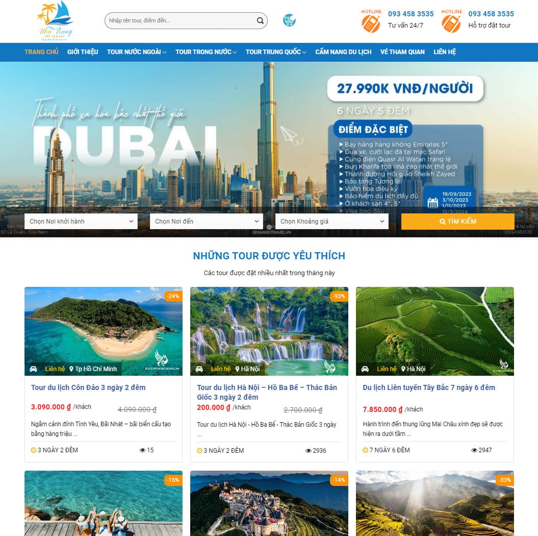 Theme wordpress du lịch cao cấp 25